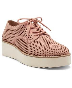 Vince Camuto Nillindie Perforated Suede Platform Oxford Loafers-6